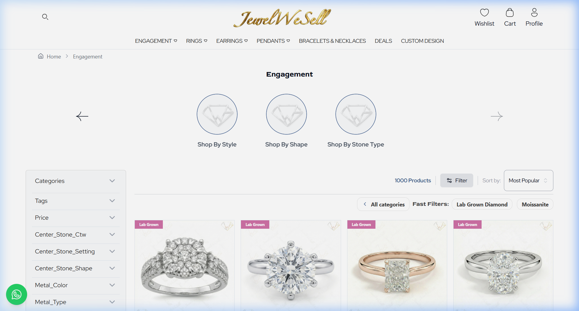 Jewel We Sell Grid